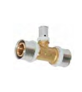 Press-T-Stück (Mittelgang reduziert)